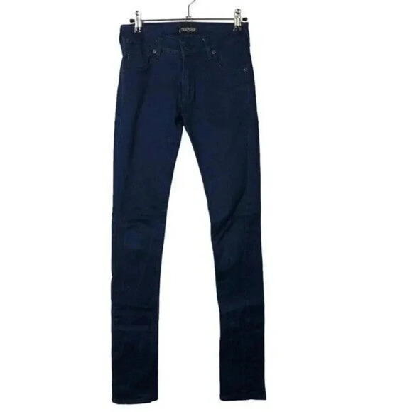Boutique Courtshop Mid Rise Blue Skinny Jeans 25 - Picture 1 of 3